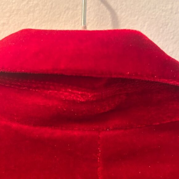 Free People MINKPINK Rich Ruby Velvet Lined Injection Blazer - Picture 9 of 16